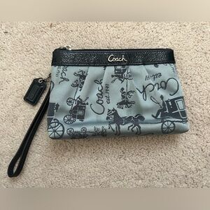 Coach Logo Mini Wristlet